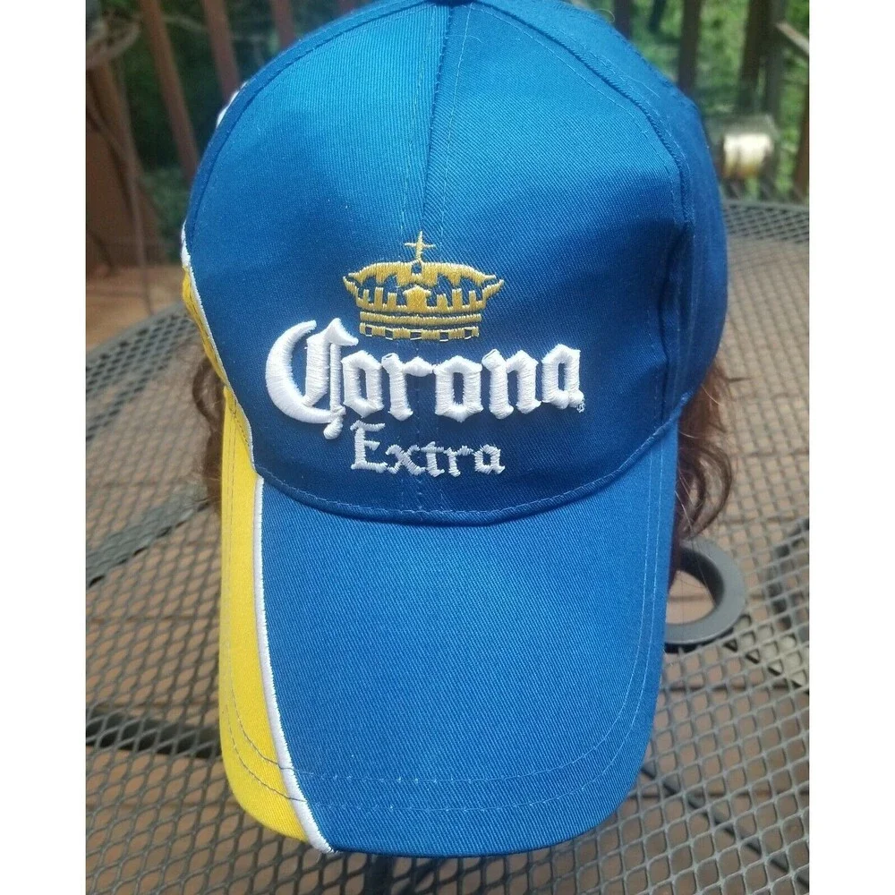 Corona Beer Baseball Golf Hat Cap Mens Unisex Cotton Hook Loop Adjustable Back